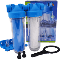 Eisenfilter mit Vorfilter und GARDENA Anschlüssen für Garten / Gartenpumpe - bluAqua.com